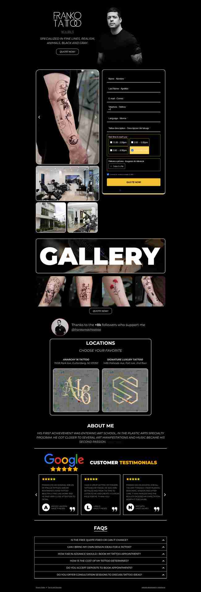 frankotattoo-website